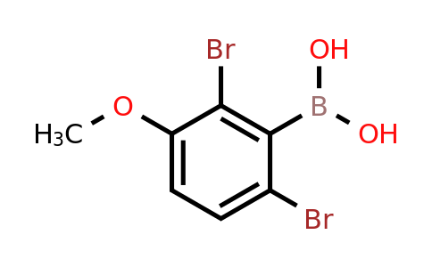 CAS 850567-93-0 | 2,6-Dibromo-3-methoxyphenylboronic acid