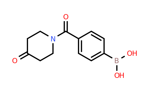 CAS 850568-23-9 | 4-(4-Oxopiperidine-1-carbonyl)phenylboronic acid