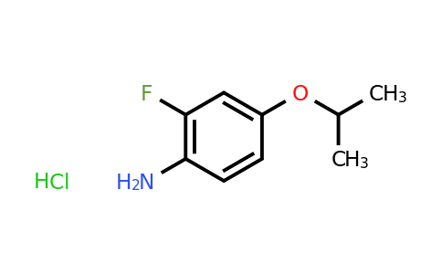 CAS 850568-35-3 | 2-Fluoro-4-isopropoxyaniline hydrochloride