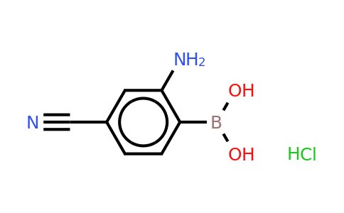 CAS 850568-47-7 | 2-Amino-4-cyanophenylboronic acid, hcl