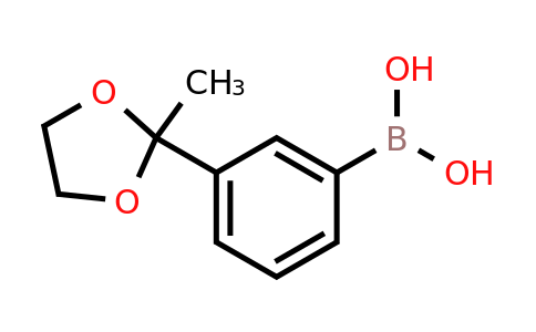 CAS 850568-50-2 | 3-(2-Methyl-1,3-dioxolan-2-YL)phenylboronic acid