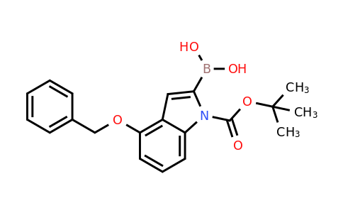 CAS 850568-52-4 | 4-Benzyloxy-1-tert-butoxycarbonylindole-2-boronic acid