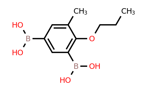CAS 850568-70-6 | 5-Methyl-4-propoxy-1,3-phenylenebisboronic acid