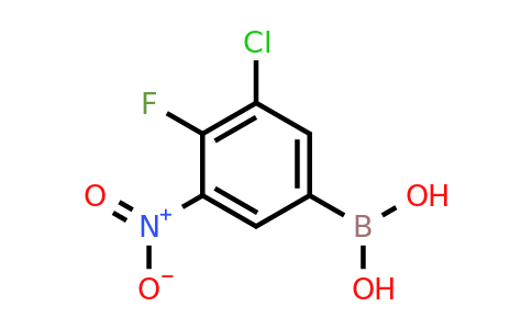 CAS 850568-73-9 | 3-Chloro-4-fluoro-5-nitrophenylboronic acid