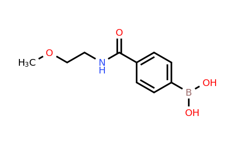 CAS 850589-34-3 | 4-(2-Methoxyethylcarbamoyl)phenylboronic acid