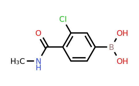 CAS 850589-39-8 | 3-Chloro-4-(N-methylcarbamoyl)phenylboronic acid