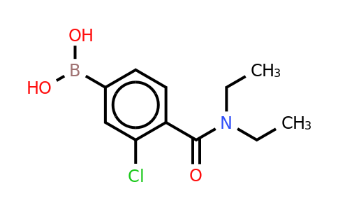 CAS 850589-48-9 | 3-Chloro-4-(N,n-diethylcarbamoyl)phenylboronic acid