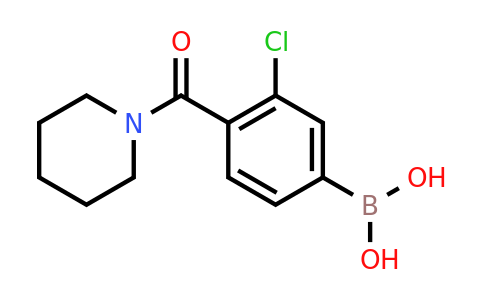 CAS 850589-50-3 | 3-Chloro-4-(piperidine-1-carbonyl)phenylboronic acid