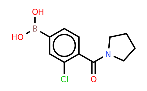 CAS 850589-51-4 | 3-Chloro-4-(pyrrolidinyl-1-carbonyl)phenylboronic acid