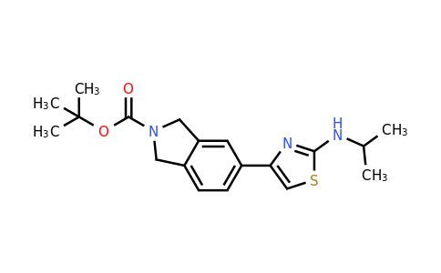 CAS 850877-62-2 | 2-Boc-5-(2-Isopropylamino-thiazol-4-yl) -isoindoline