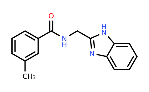 CAS 850921-04-9 | N-(1H-1,3-Benzodiazol-2-ylmethyl)-3-methylbenzamide