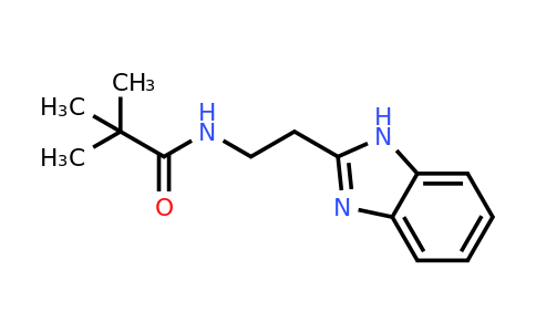 CAS 850923-38-5 | N-[2-(1H-1,3-Benzodiazol-2-yl)ethyl]-2,2-dimethylpropanamide