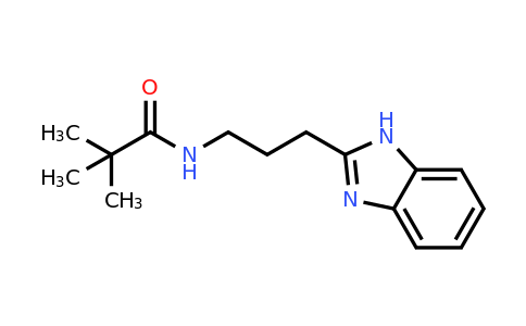 CAS 850925-60-9 | N-[3-(1H-1,3-Benzodiazol-2-yl)propyl]-2,2-dimethylpropanamide