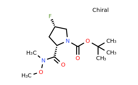 CAS 851028-85-8 | (2S,4S)-tert-Butyl 4-fluoro-2-(methoxy(methyl)carbamoyl)pyrrolidine-1-carboxylate