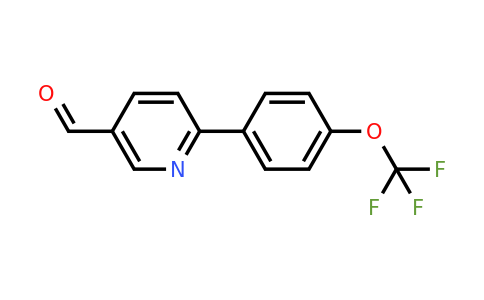 CAS 851069-97-1 | 2-(4-(Trifluoromethoxy)phenyl)pyridine-5-carboxaldehyde