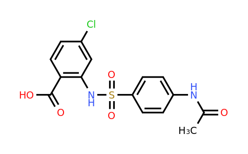 CAS 851109-36-9 | 4-chloro-2-(4-acetamidobenzenesulfonamido)benzoic acid