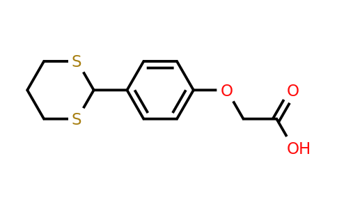 CAS 851116-02-4 | 2-[4-(1,3-dithian-2-yl)phenoxy]acetic acid