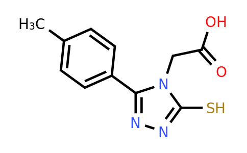 CAS 851116-13-7 | 2-[3-(4-methylphenyl)-5-sulfanyl-4H-1,2,4-triazol-4-yl]acetic acid