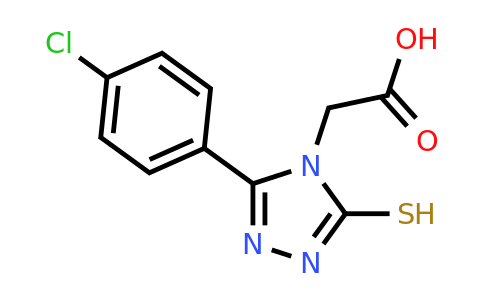 CAS 851116-15-9 | 2-[3-(4-chlorophenyl)-5-sulfanyl-4H-1,2,4-triazol-4-yl]acetic acid
