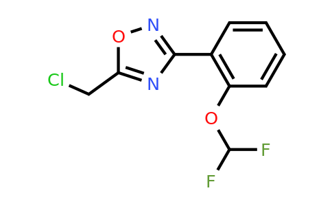 CAS 851116-18-2 | 5-(chloromethyl)-3-[2-(difluoromethoxy)phenyl]-1,2,4-oxadiazole