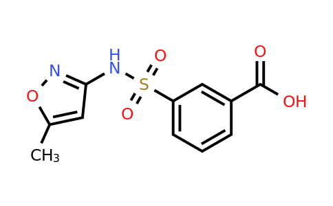CAS 851116-24-0 | 3-[(5-methyl-1,2-oxazol-3-yl)sulfamoyl]benzoic acid