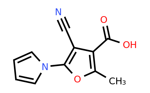 CAS 851116-60-4 | 4-cyano-2-methyl-5-(1H-pyrrol-1-yl)furan-3-carboxylic acid