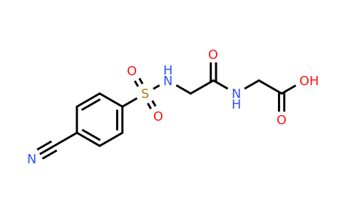 CAS 851116-65-9 | 2-[2-(4-cyanobenzenesulfonamido)acetamido]acetic acid