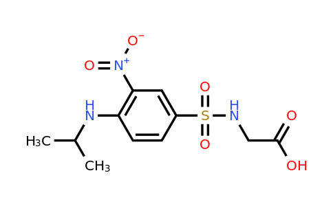 CAS 851169-05-6 | 2-{3-nitro-4-[(propan-2-yl)amino]benzenesulfonamido}acetic acid