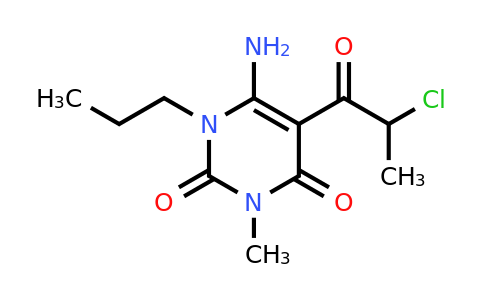 CAS 851169-16-9 | 6-amino-5-(2-chloropropanoyl)-3-methyl-1-propyl-1,2,3,4-tetrahydropyrimidine-2,4-dione