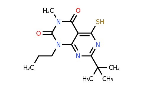 CAS 851169-17-0 | 7-tert-butyl-3-methyl-1-propyl-5-sulfanyl-1H,2H,3H,4H-[1,3]diazino[4,5-d]pyrimidine-2,4-dione