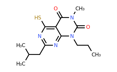 CAS 851169-20-5 | 3-methyl-7-(2-methylpropyl)-1-propyl-5-sulfanyl-1H,2H,3H,4H-[1,3]diazino[4,5-d]pyrimidine-2,4-dione