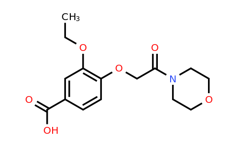 CAS 851169-36-3 | 3-ethoxy-4-[2-(morpholin-4-yl)-2-oxoethoxy]benzoic acid