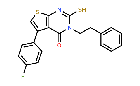CAS 851169-52-3 | 5-(4-fluorophenyl)-3-(2-phenylethyl)-2-sulfanyl-3H,4H-thieno[2,3-d]pyrimidin-4-one