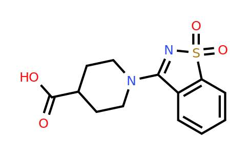 CAS 851170-85-9 | 1-(1,1-dioxo-1lambda6,2-benzothiazol-3-yl)piperidine-4-carboxylic acid