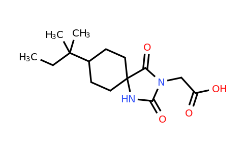 CAS 851170-86-0 | 2-[8-(2-methylbutan-2-yl)-2,4-dioxo-1,3-diazaspiro[4.5]decan-3-yl]acetic acid