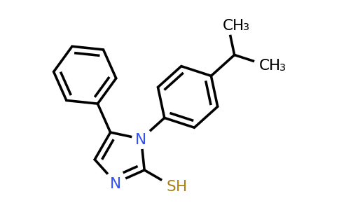 CAS 851175-86-5 | 5-phenyl-1-[4-(propan-2-yl)phenyl]-1H-imidazole-2-thiol