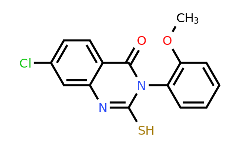 7-chloro-3-(2-methoxyphenyl)-2-sulfanyl-3,4-dihydroquinazolin-4-one