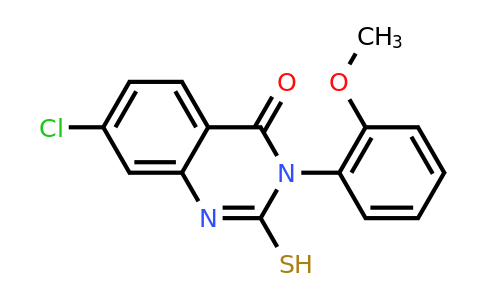 CAS 851175-87-6 | 7-chloro-3-(2-methoxyphenyl)-2-sulfanyl-3,4-dihydroquinazolin-4-one