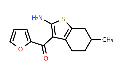 CAS 851175-88-7 | 3-(furan-2-carbonyl)-6-methyl-4,5,6,7-tetrahydro-1-benzothiophen-2-amine