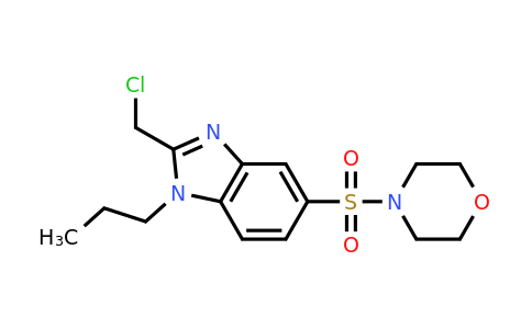 CAS 851175-90-1 | 2-(chloromethyl)-5-(morpholine-4-sulfonyl)-1-propyl-1H-1,3-benzodiazole