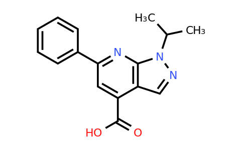 CAS 851175-95-6 | 6-phenyl-1-(propan-2-yl)-1H-pyrazolo[3,4-b]pyridine-4-carboxylic acid