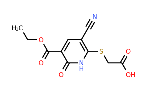 CAS 851175-99-0 | 2-{[3-cyano-5-(ethoxycarbonyl)-6-oxo-1,6-dihydropyridin-2-yl]sulfanyl}acetic acid