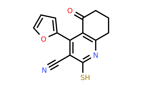 CAS 851176-03-9 | 4-(furan-2-yl)-5-oxo-2-sulfanyl-5,6,7,8-tetrahydroquinoline-3-carbonitrile