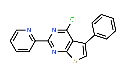 CAS 851176-08-4 | 2-{4-chloro-5-phenylthieno[2,3-d]pyrimidin-2-yl}pyridine