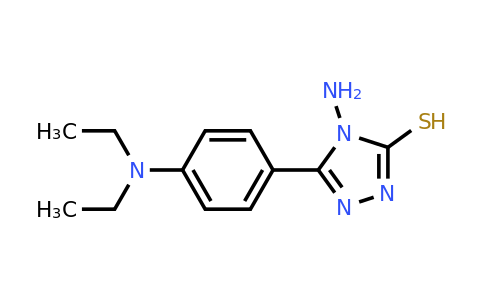 CAS 851207-76-6 | 4-amino-5-[4-(diethylamino)phenyl]-4H-1,2,4-triazole-3-thiol