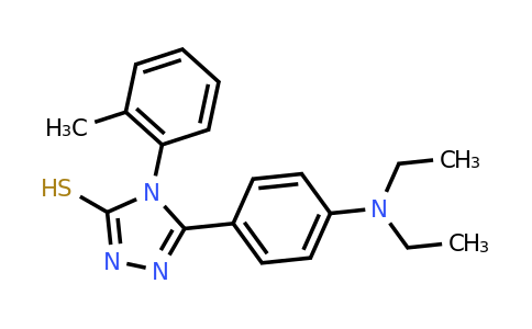 CAS 851207-79-9 | 5-[4-(diethylamino)phenyl]-4-(2-methylphenyl)-4H-1,2,4-triazole-3-thiol