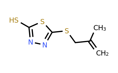 CAS 851208-02-1 | 5-[(2-methylprop-2-en-1-yl)sulfanyl]-1,3,4-thiadiazole-2-thiol