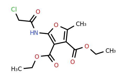 CAS 851208-03-2 | 3,4-diethyl 2-(2-chloroacetamido)-5-methylfuran-3,4-dicarboxylate