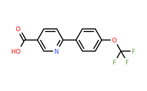 CAS 851266-74-5 | 6-[4-(Trifluoromethoxy)phenyl]nicotinic acid