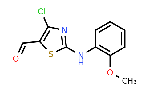 CAS 851288-50-1 | 4-chloro-2-[(2-methoxyphenyl)amino]-1,3-thiazole-5-carbaldehyde